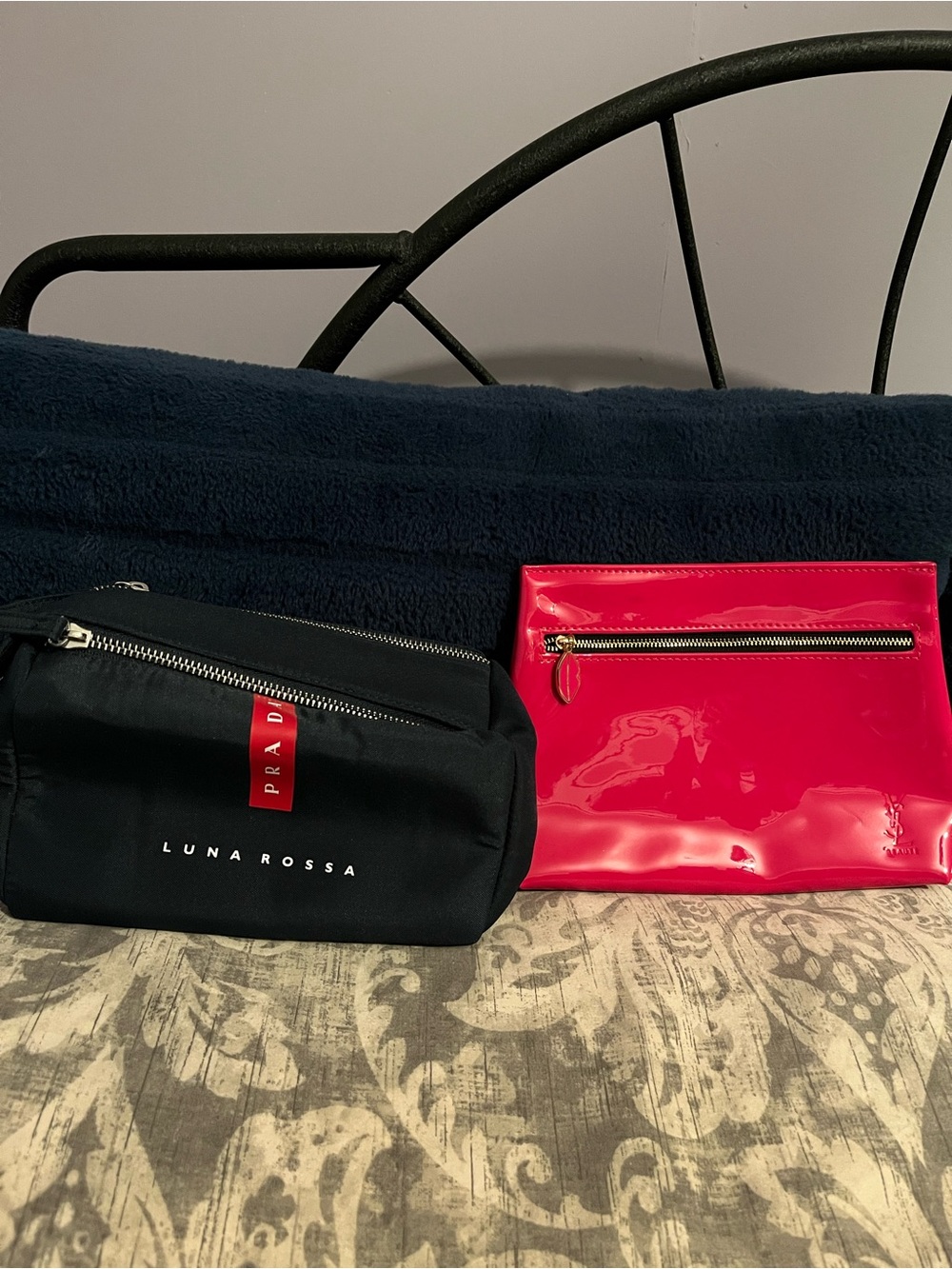 Lot of His & Her’s Prada & YSL “Beauty” Pouches
